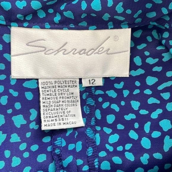 Vintage Schrader Long Sleeved Dress - Picture 4 of 6